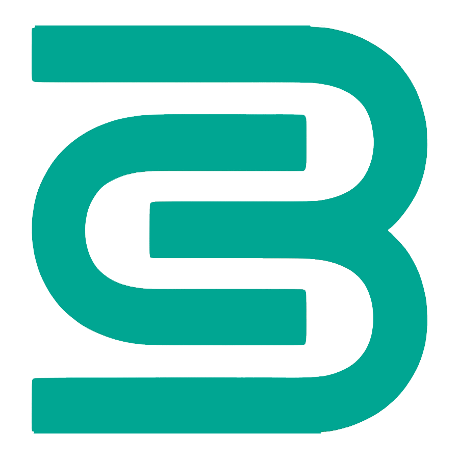 A B logo